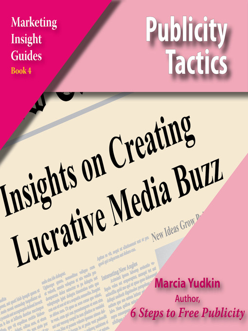 Title details for Publicity Tactics by Marcia Yudkin - Available
